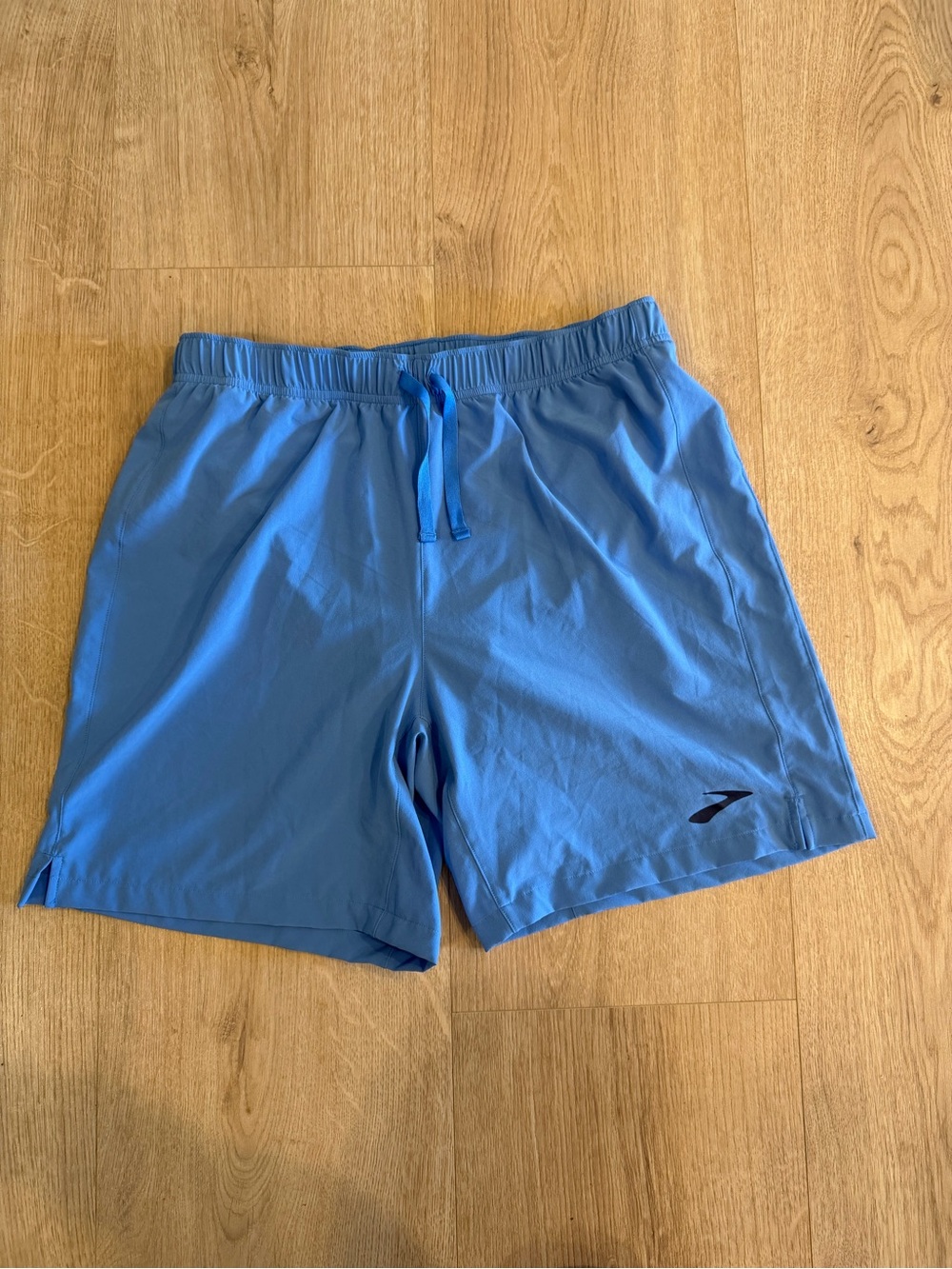 Brooks Men's Running Shorts, Small, Blue, Lined, Athletic Performance, 6.5"